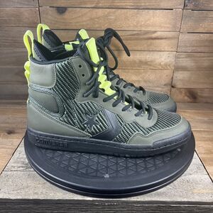 Converse Womens Size 8 Fastbreak Hi Zipper Utility Top Olive Green Cascade Shoes